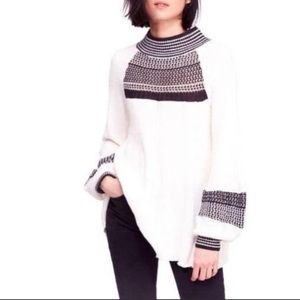 Free People Snow Day Balloon Sleeve Sweater